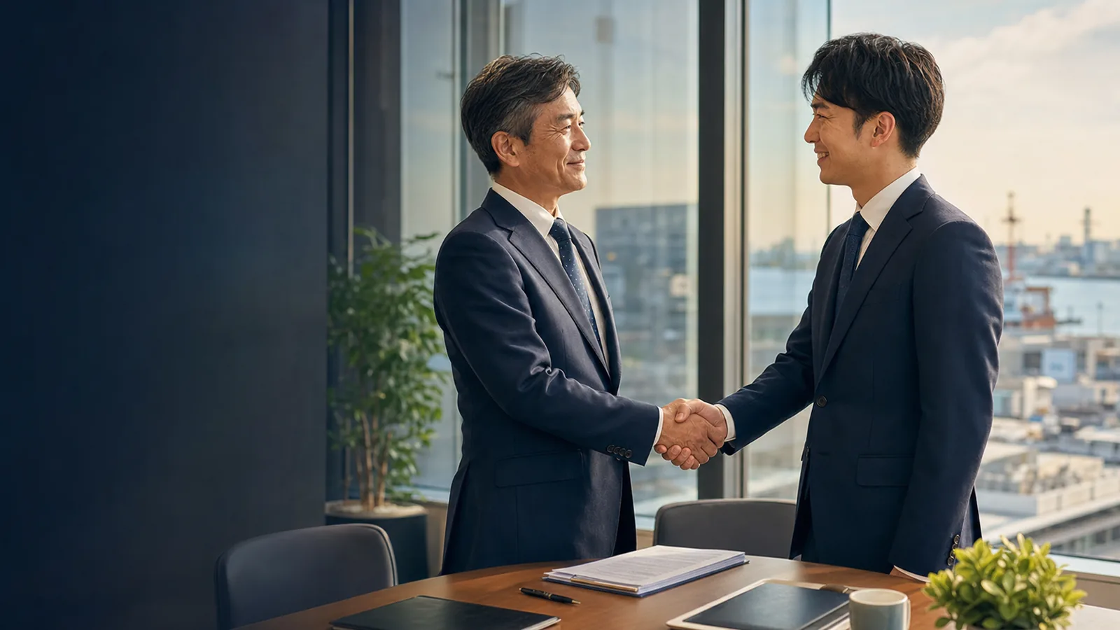 不動産・倉庫・設備を保有する会社の事業承継相談イメージ